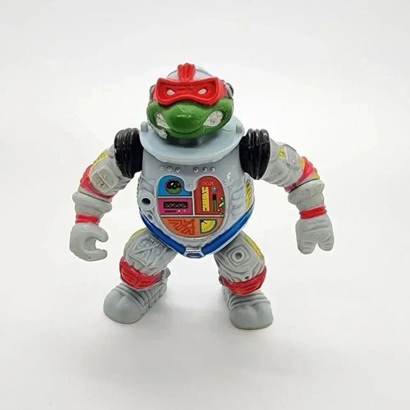 TMNT 1990 Teenage Mutant Ninja Turtles Space Cadet Raph Astronaut Playmates - Picture 1 of 4